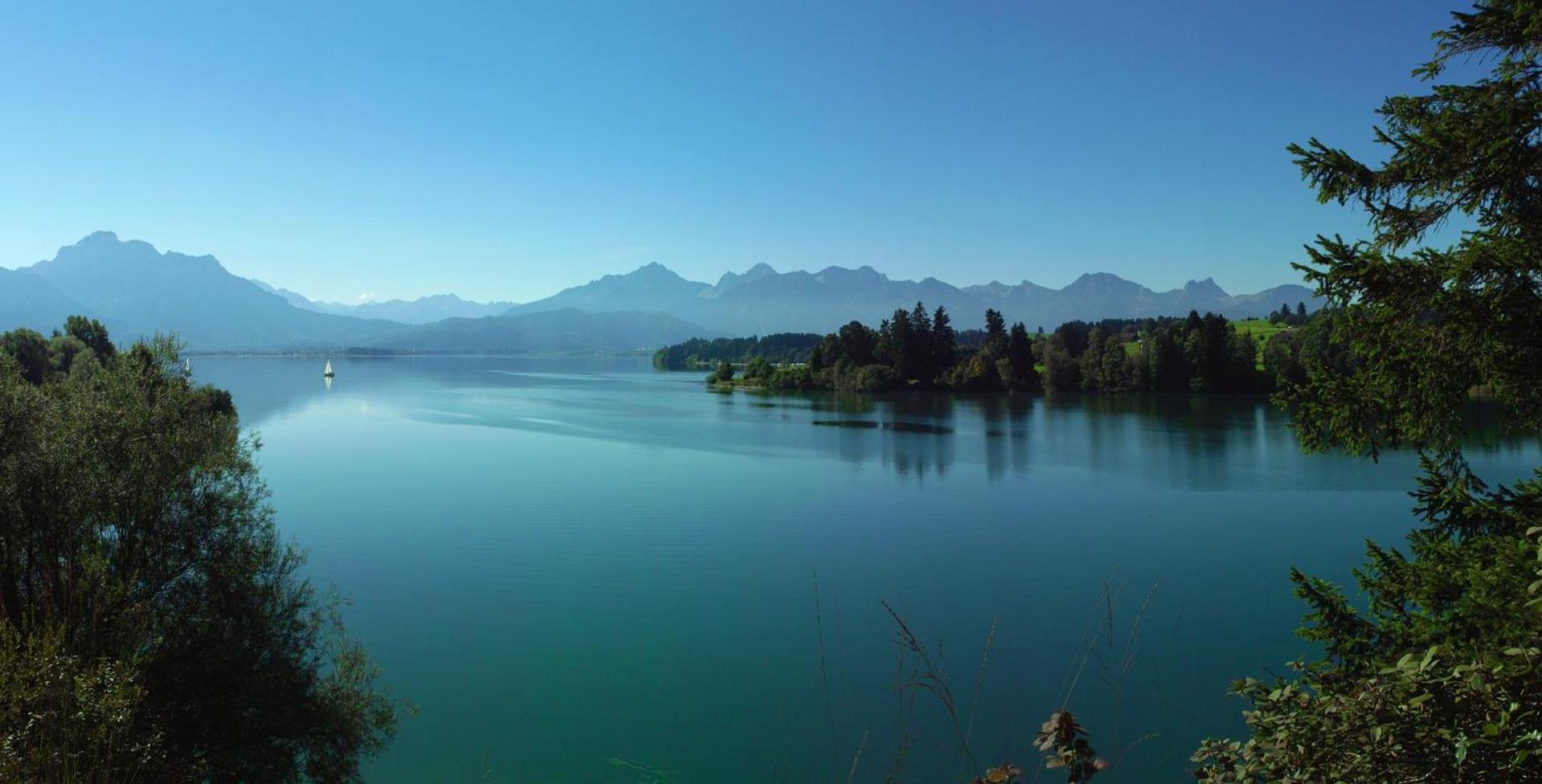 Landhaus Am See Appartement Lh 1 Schwangau Bagian luar foto
